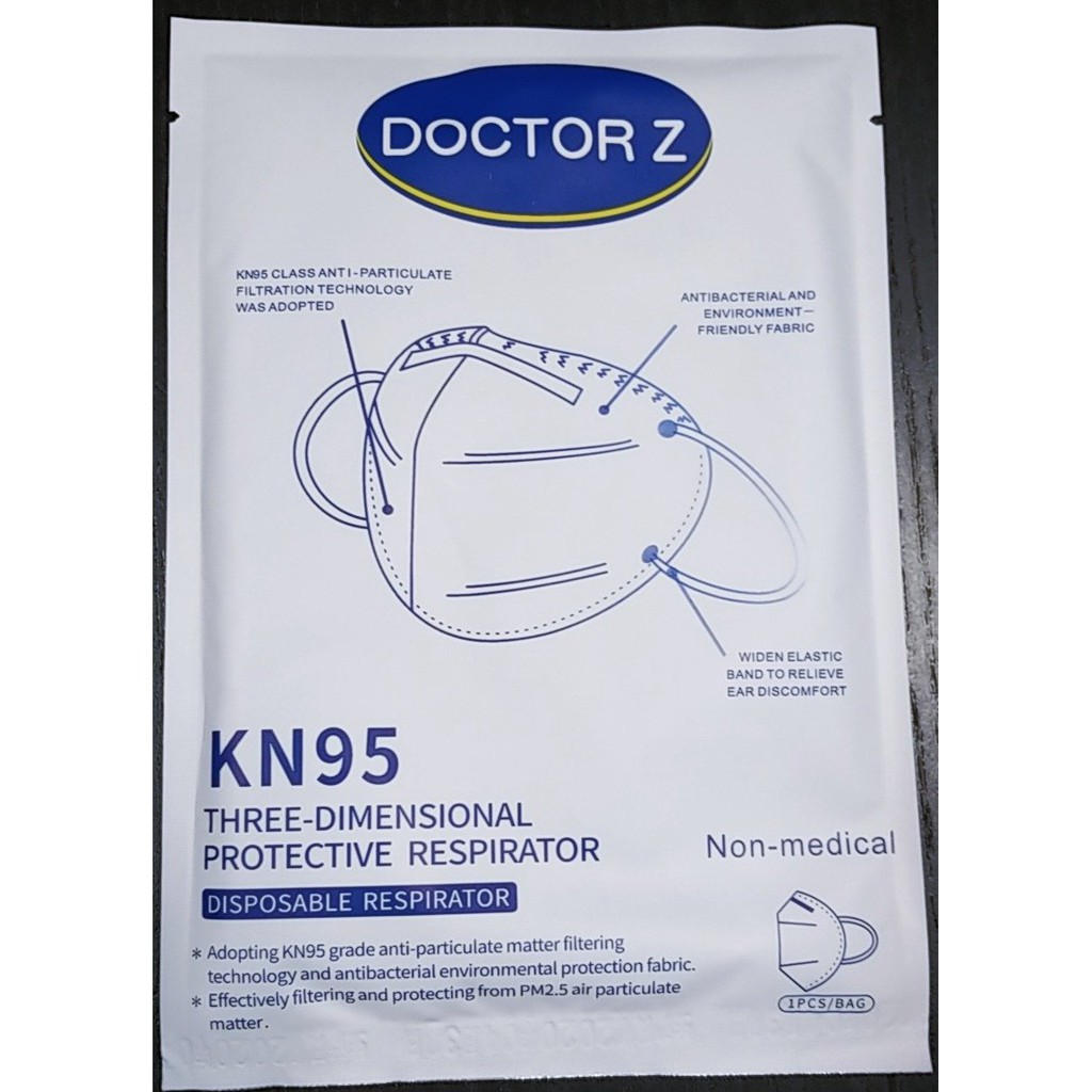 MASKER KN95 DOCTOR Z KN 95 EARLOOP 4PLY N95 MEDIS NEW 26STORE