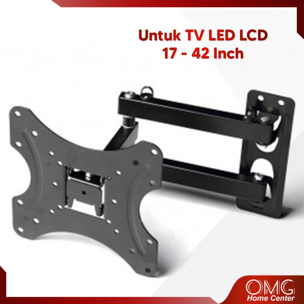 BRACKET SWIVEL TV LED 14 17 19 20 22 24 27 32 40 43 Inch Universal Smart TV Digital LCD Braket Putar