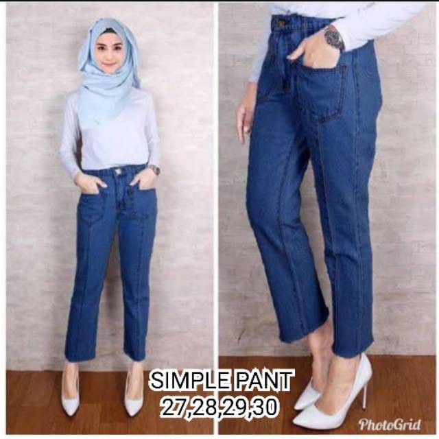 NEW!! SIMPLE PANT VARIASI HW BAWAH RAWIS BAHAN TEBAL