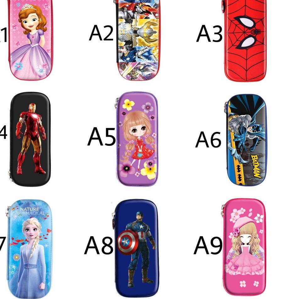 

Baru - KOTAK PENSIL ANAK / KOTAK PENSIL SUPERMAN SPIDERMAN CAPTAIN AMERICA IRONMAN BATMAN