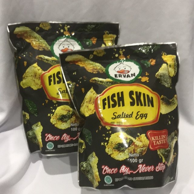 

Fish skin salted egg ervan promo