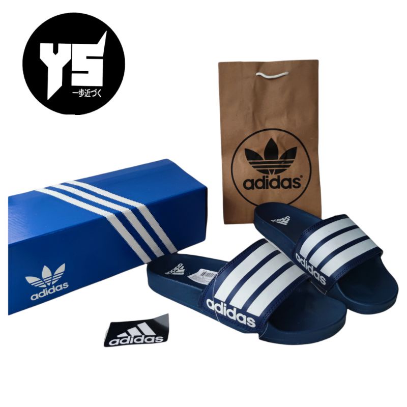 SANDAL SLOP ADID4S ORIGINAL-NAVY WHITE