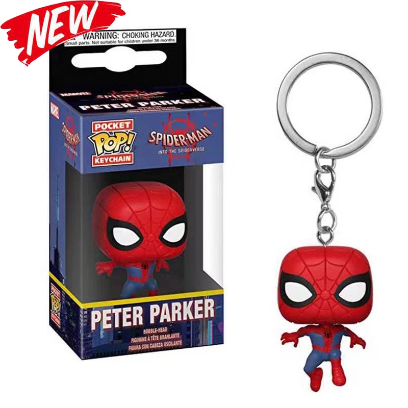 1pc Funko POP Marvel Avengers 3 Gantungan Kunci Bahan PVC Untuk Hadiah Festival