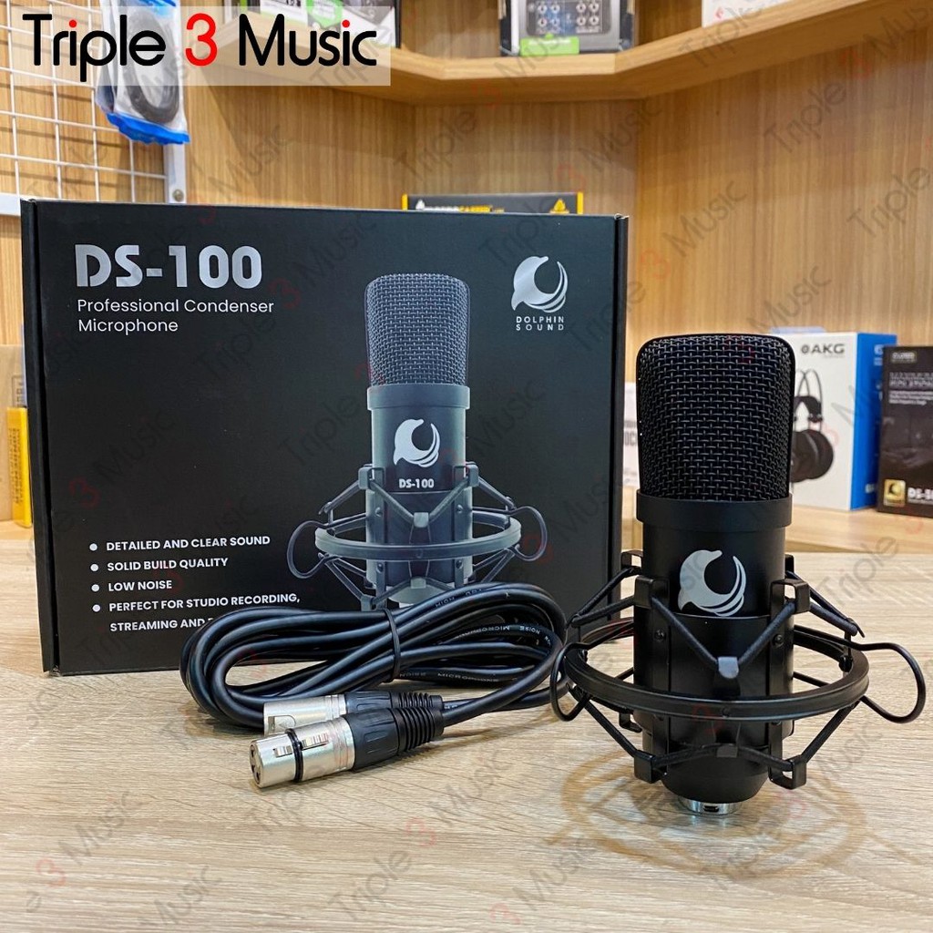 Dolphin Sound ISK DS100 Mic Condenser Pengganti ISK AT100