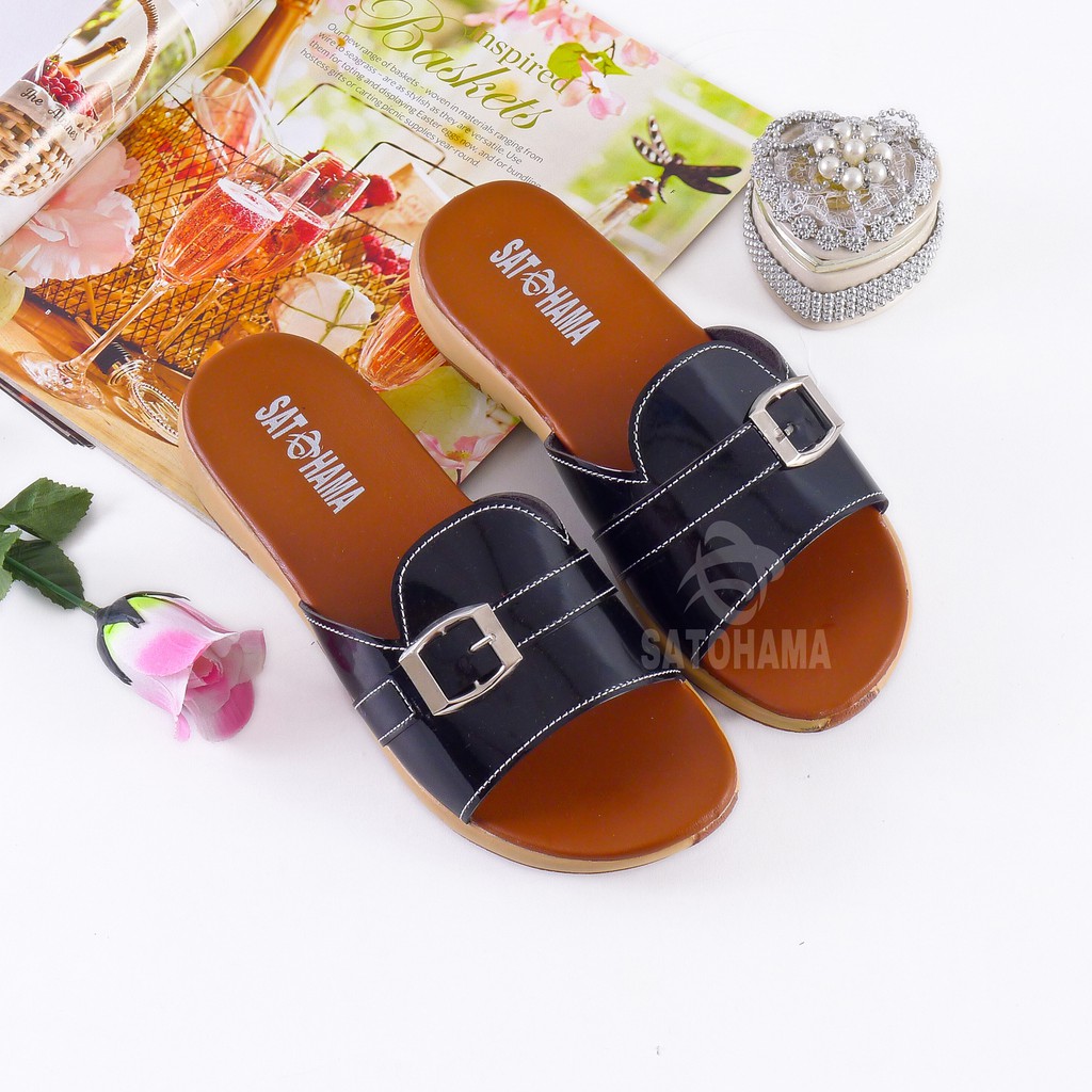 Satohama Sandal Wanita Kokop Wedges MK-10 Sandal Murah Sandal Keren Sandal Terlaris