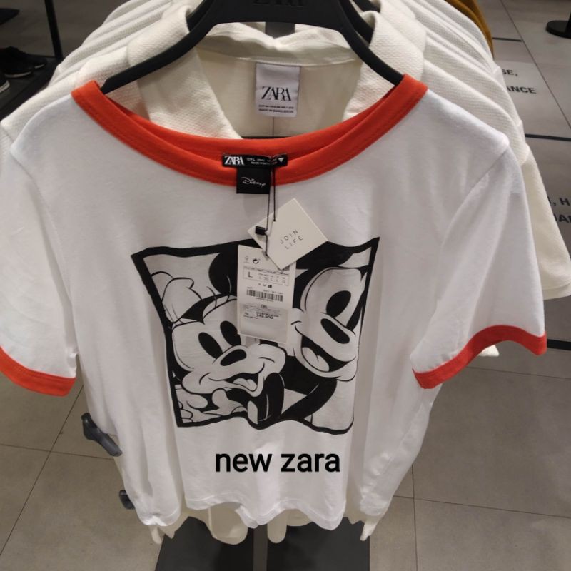 Jastip tshirt Mickey mouse zara new cewek