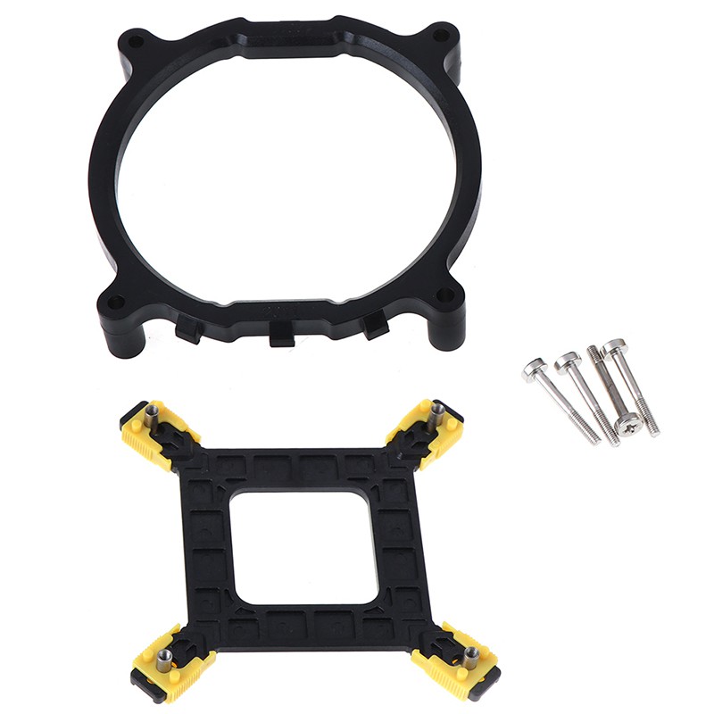 (Ele) 2011 Bracket Holder Kipas Pendingin Cpu Warna Putih