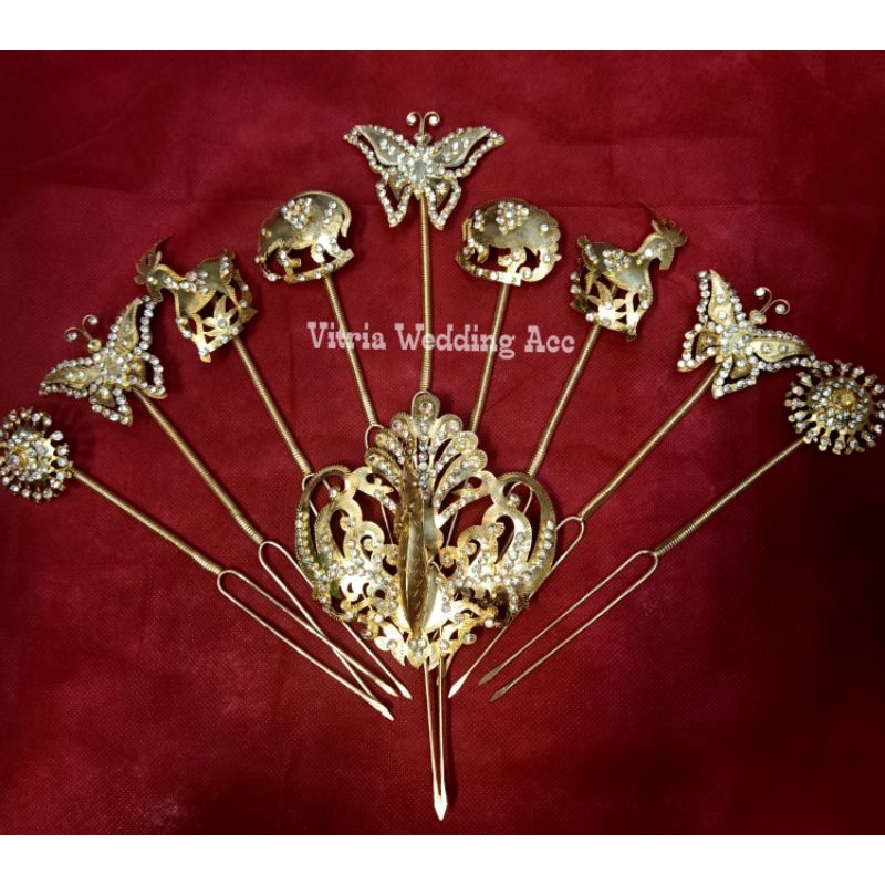 MENTUL / KEMBANG GOYANG ALAS ALASAN / PERHIASAN PENGANTIN