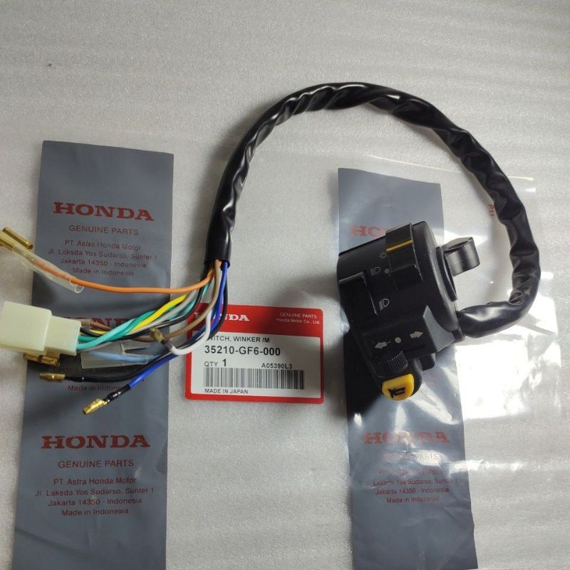 Saklar switch Holder lampu  KIRI Honda Win New - Win ORIGINAL TEC