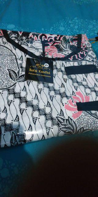 Batik Tunik Terbaru Model Shanghai Cantik Ready Seragam