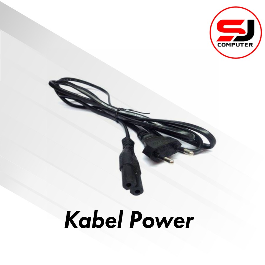 Kabel Power AC Adapter 2 Dua Lubang