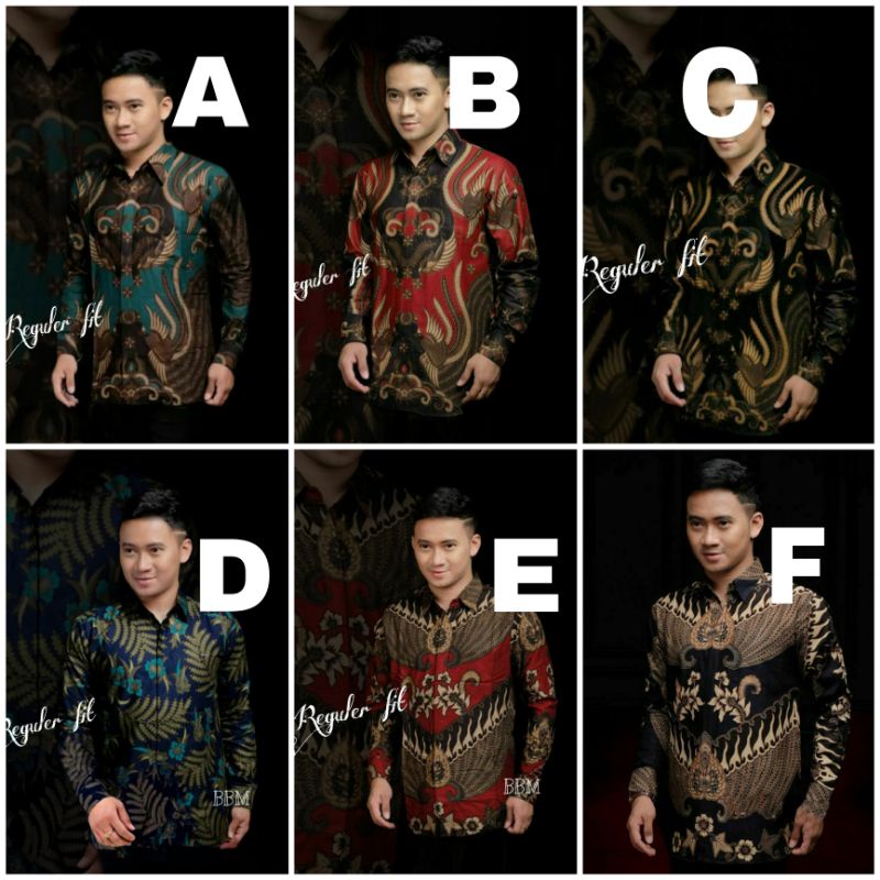 Kemeja Batik Panjang Baju Batik Cowok Motif Banyumili