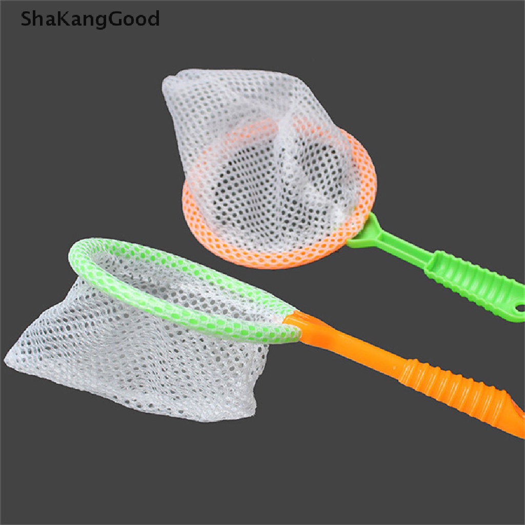 Skid Jaring Penangkap Ikan Mini Butterfly Mesh 22cm Bahan Plastik Untuk Mainan Anak / Outdoor