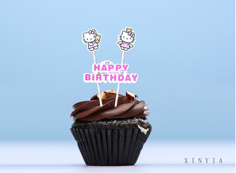 【CHECKOUT RP100】Topper Happy Birthday Hiasan Kue Ulang Tahun Topper Cake Topper Merry Christmas