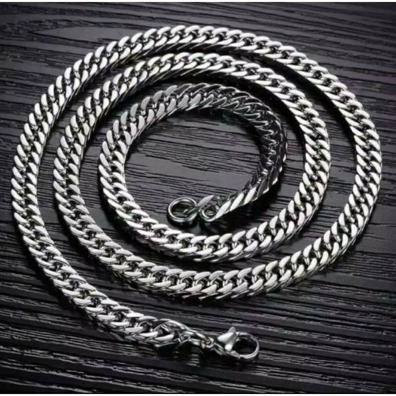 KALUNG RANTAI TITANIUM ANTI KARAT MODEL KEKINIAN