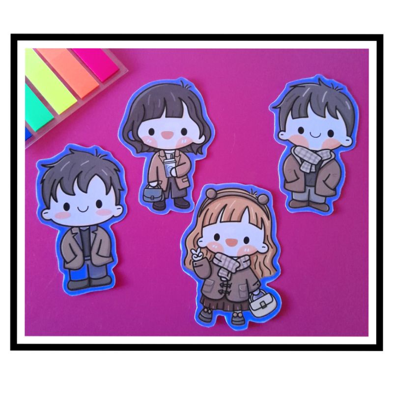 

Pow_pow Sticker Kawai Hidzuke 4 pcs