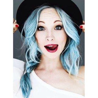 COLOR ME SNOW BLUE hair color cream cat pewarna rambut