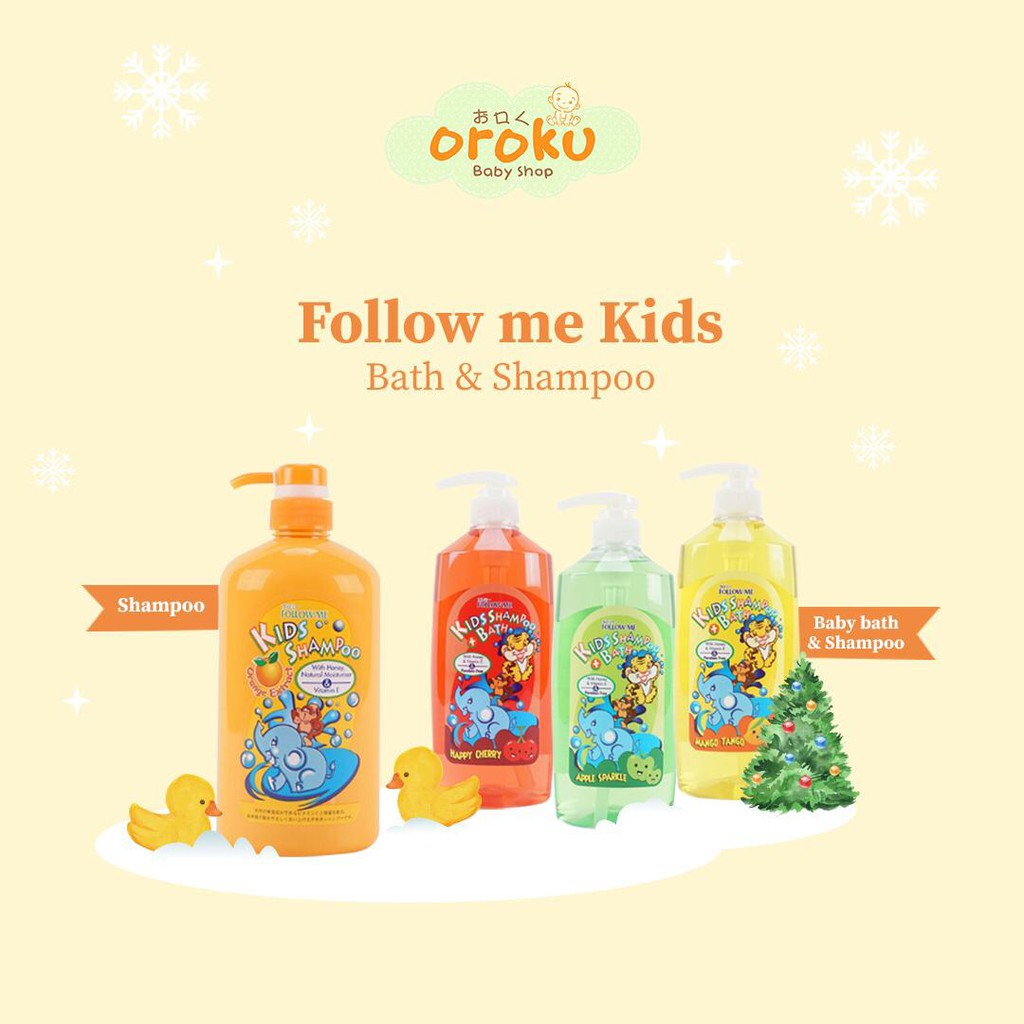 FOLLOW ME KIDS SHAMPOO AND BATH 800ML / SHAMPOO / FOLLOW ME SHAMPOO