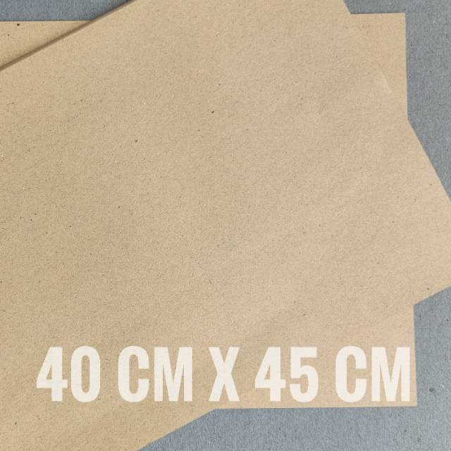 

( 50 Lembar ) Kertas Samson / Kertas Kraft / Kertas Pembungkus 80 GR Uk 40 cm X 45 cm