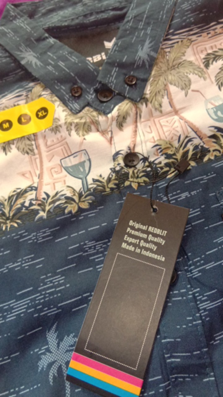 Kemeja Batik Lengan Pendek Surfing - Kemeja Pendek Distro