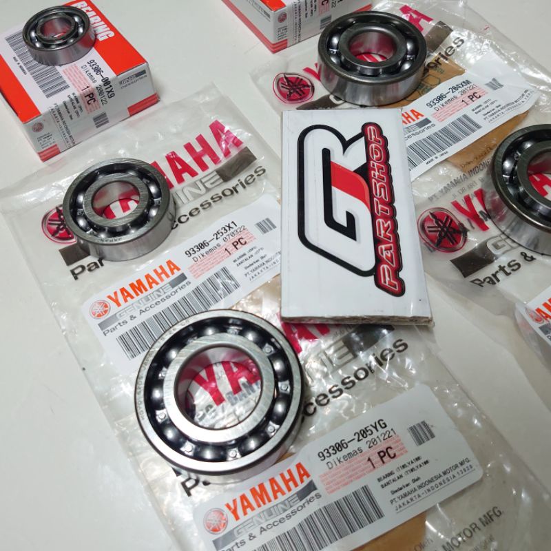 bearing set kruk as rasio f1zr ori ygp force 1 sigma champ alfa f1 forceone force1 one fizr fiz f1z r crankshaft bandul bering klaher laher lahar laker gir gear