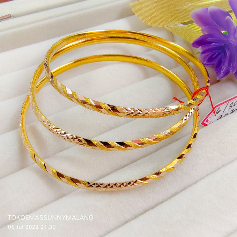 GELANG KRINCING 300% EMAS ASLI