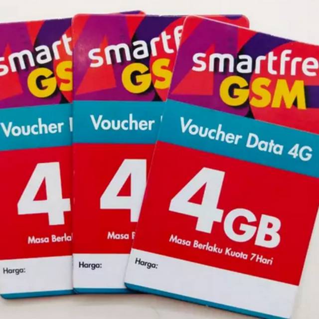VOUCHER KUOTA 4GB SMARTFREN (SUPER 4G)