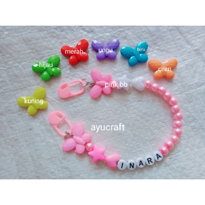 konektor nama kait peniti plastik( 1pcs)
