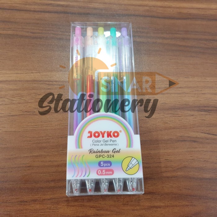 

Sale Pen Gpc 324 Rainbow Gel Joyko Diskon