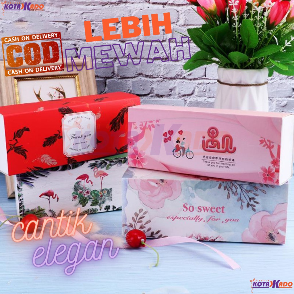 

Kotak Kado Gift Box Kecil Hampers Ulang Tahun Hadiah Snack Hardbox Persegi Panjang Murah KB4