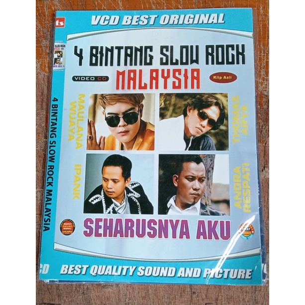 Kaset Vcd 4 Bintang slow rock malaysia