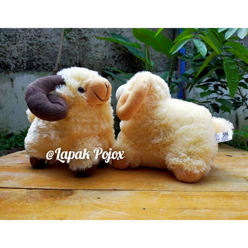 Boneka Domba Tanduk Murah size S