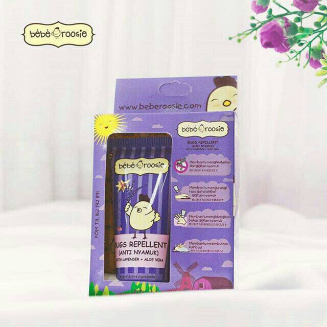 Bebe Roosie Bugs Repellent Bundling(Free Tote Bag) Dan Per 1 Pcs - Anti Nyamuk