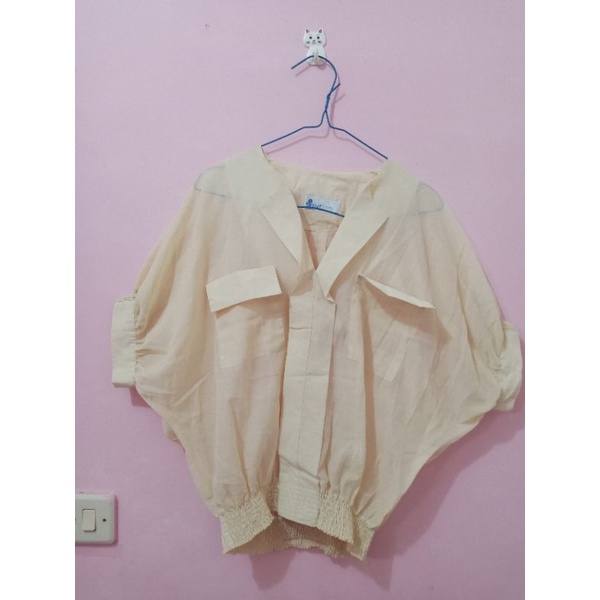 PRELOVED BLOUSE WANITA BLUEBERRY