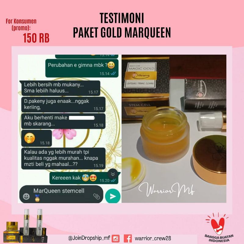 MARQUEEN MAGIC GOLD DAN MARQUEEN SERUM VIT C