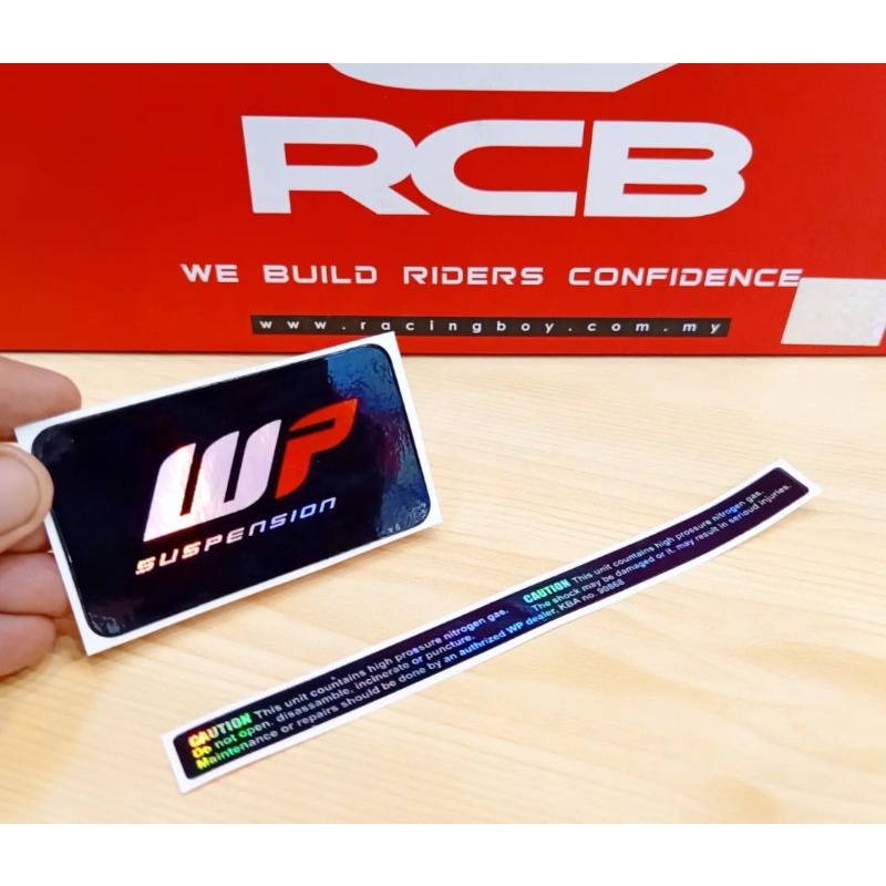 stiker wp suspension stiker shock tabung wp suspension