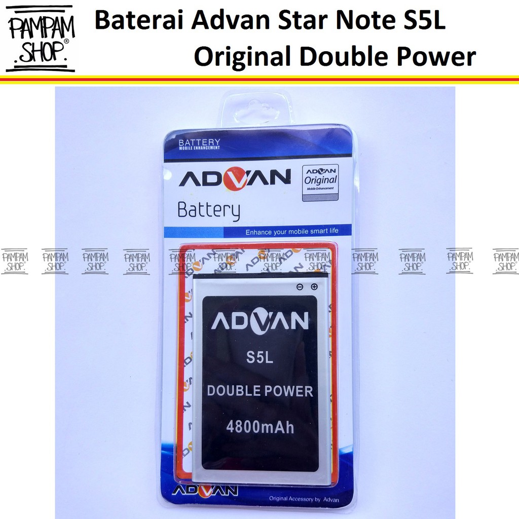 Baterai Advan Star Note S5L Original Double Power | Batre, Batrai, Battery, HP, Advance