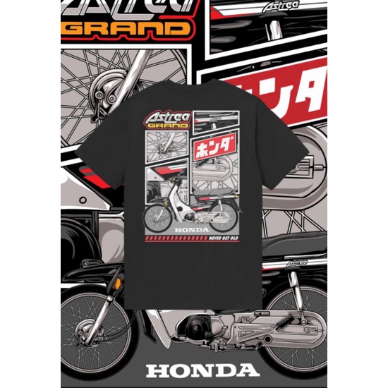 [BAYAR DI TEMPAT] KAOS HONDA ASTREA GRAND ORIGINAL