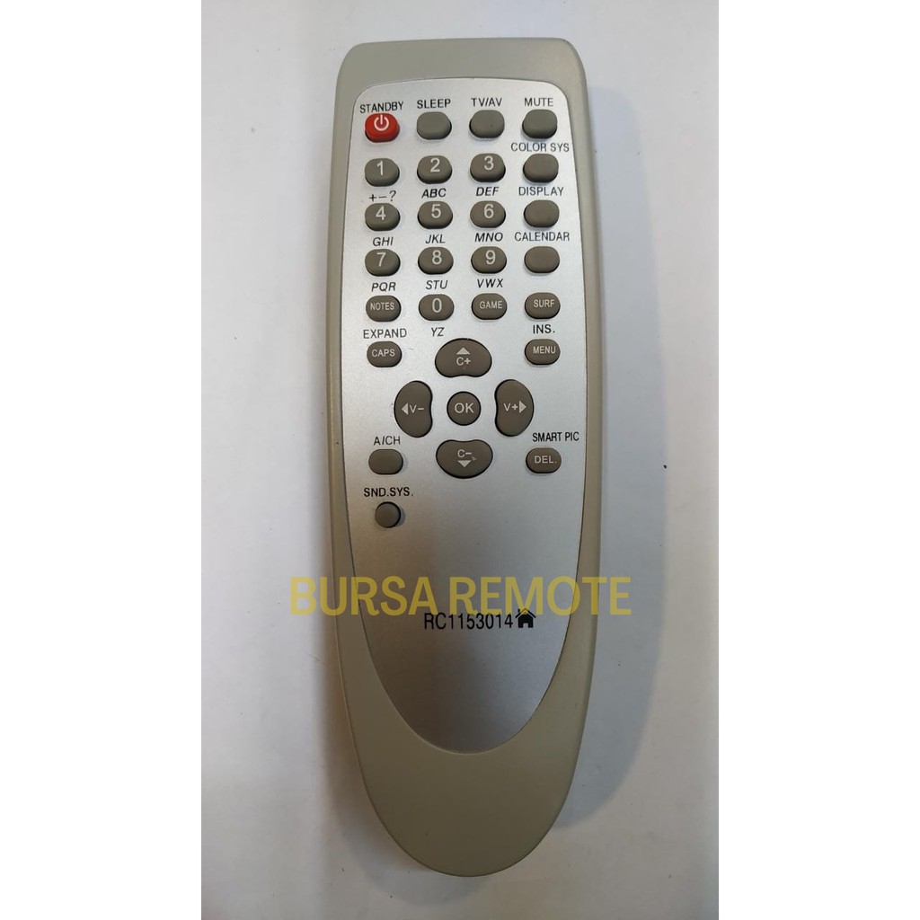 REMOT / REMOTE TV TABUNG CHINA TCL Oval RC1153014 / ECER DAN GROSIR