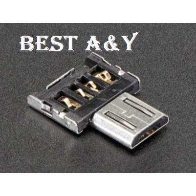 Nano Micro USB OTG Adapter Tiny Male Converter For USB Flash Drive Portable Mini