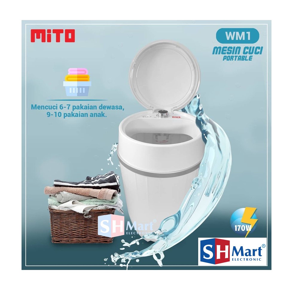 Mito Mesin Cuci Portable 3.5 KG  Mito WM1 (Medan)-1