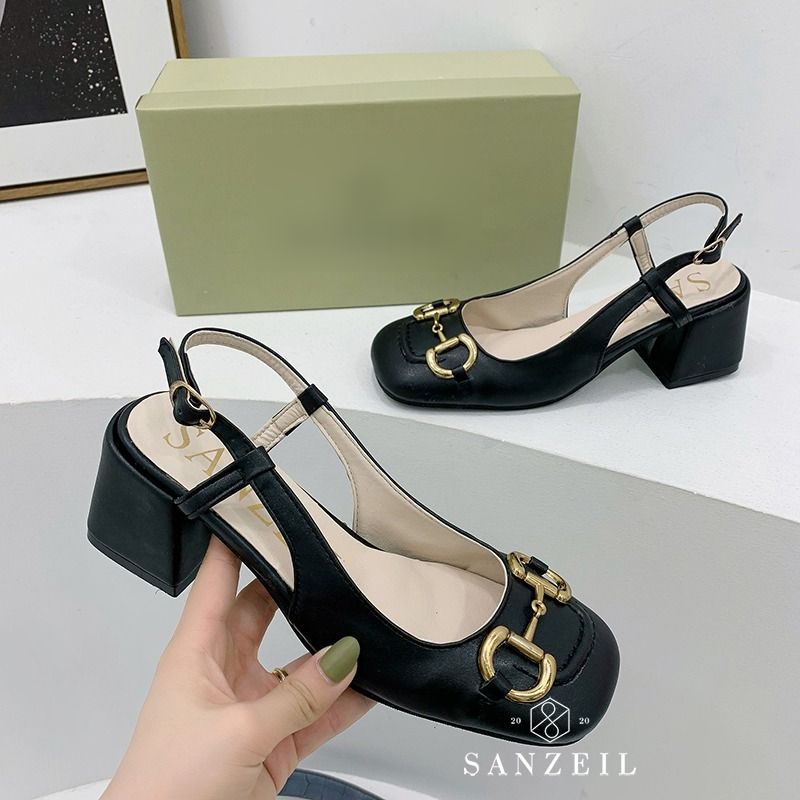 RYX - Dovy Strappy Sepatu Hak Tahu Wanita Fashion Casual - Ori Import