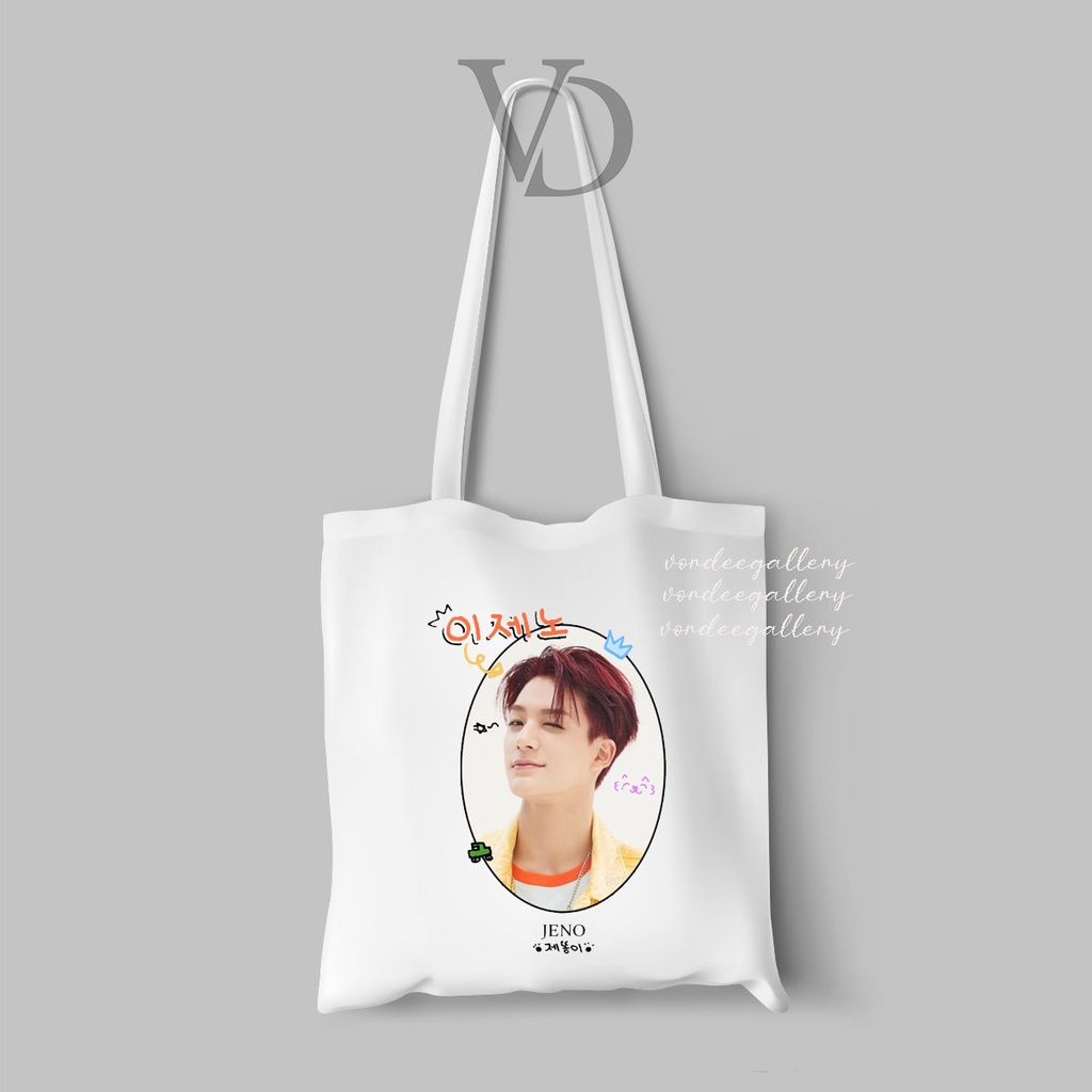 NCT 127 /TOTE BAG Kanvas muka NCT 127  NCT dream/ Korean Fashion Wanita / tas belanja