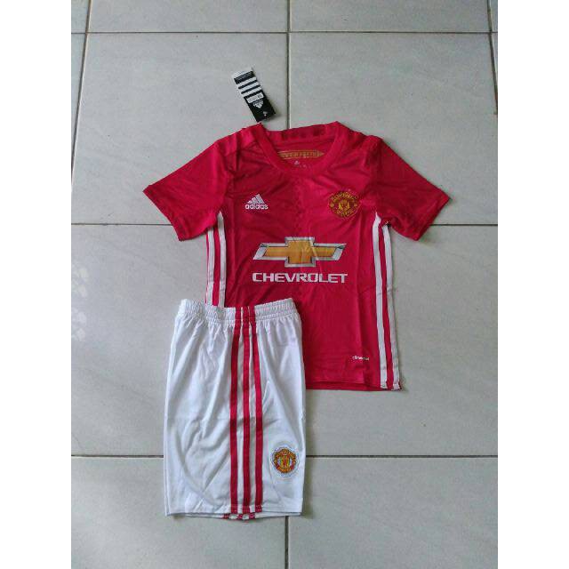 Jersey Kids Manchester United Home 2016/2017 Grade ori Official