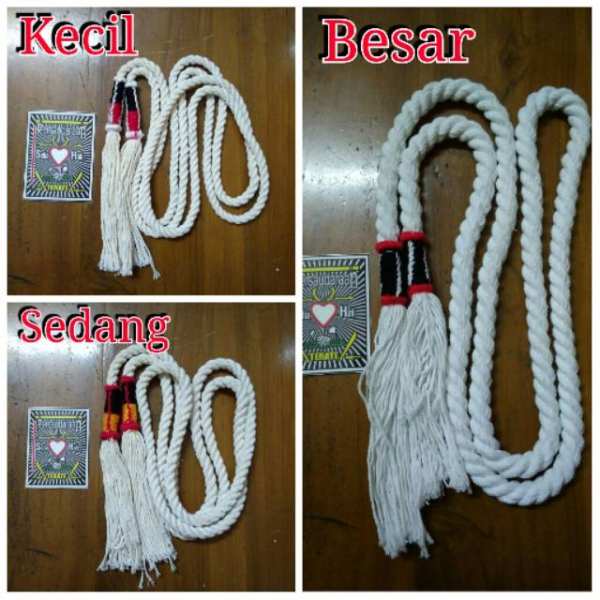 COD..!!! Tali Reog Warna Putih - Tali Warog - Tali Silat - Tali PSHT #Adat #Jawa #Tradisional #BAYAR DI TEMPAT#