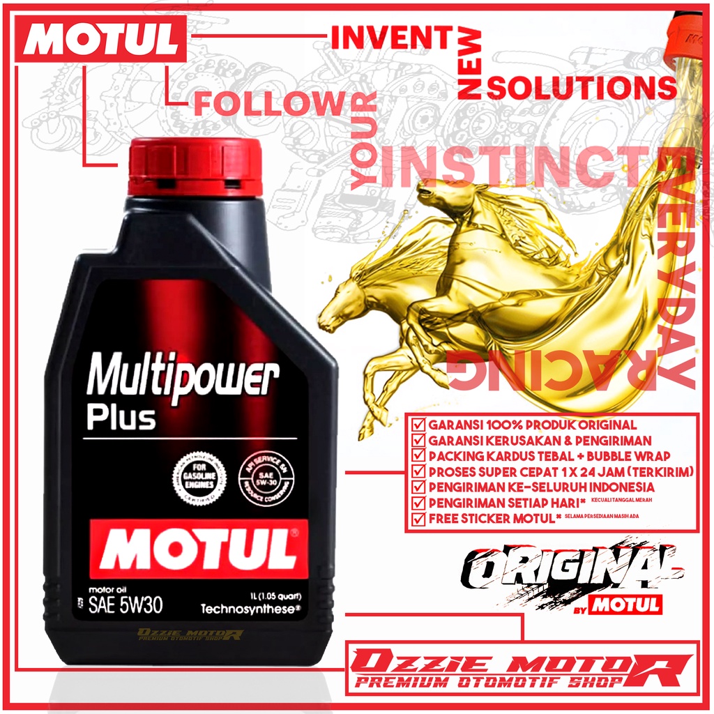 MOTUL MULTIPOWER PLUS 5W30 SN 1L ILSAC GF5