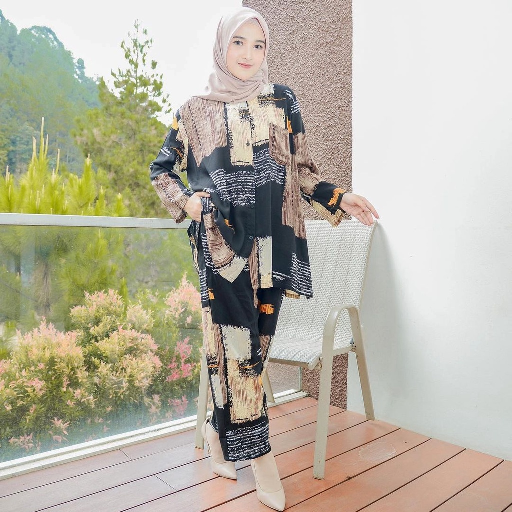 ONE SET JUMBO Pajamas LD 120 Rayon Viscose Sleepwear Daily Set-6