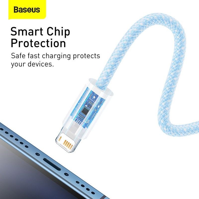 Baseus Dynamic Series USB to Lightning Nylon - Cable Data for Iphone 1m - Garansi Resmi 6 Bulan