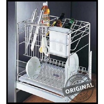 Rak Dapur - Rak Piring Tarik Stainless Winston Ww 10 J