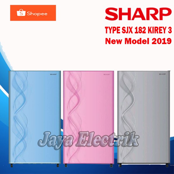 Kulkas 1 Pintu Sharp SJX 182 D Kirey 3 Low watt Defrost Garansi 5TH